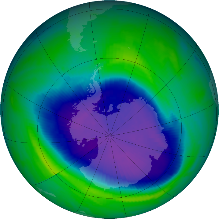 Ozone Map 1997-09-20